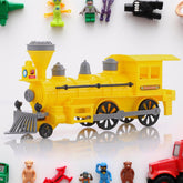 Pull Back Train Toy with bright LED lights, vibrant colour