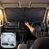 Car windshield umbrella sunshade foldable