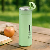 Glass Water Bottle 400ml leak proof main product image showing elegant design