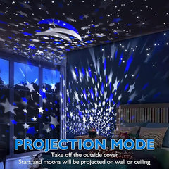 Colour Changing Star Master Rotating Projection Night Lamp | Galaxy Sky Projector with Music & Timer for Kids & Bedroom