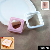 Heart Shape Sandwich Cutter Bread Press (1 Pc)