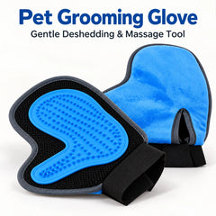 Pet Grooming Glove -nbsp Humanized Descending Brush Glove (1 Pc)