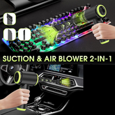 2-in-1 Cordless Mini Car Vacuum Cleaner – High Power USB Rechargeable Handheld Vacuum for Car, Home & Office