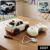 Mini Rc Racing Car Toy With Remote Control Rechargeable For Kids (1 Set)