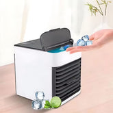 Mini Portable Air Cooler with LED Light | USB Personal AC Fan for Desk, Bedroom & Office