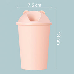 Cute Bear USB Mini Humidifier – Portable Air Humidifier with Multicolor Light for Bedroom, Car & Office (1 Pc)
