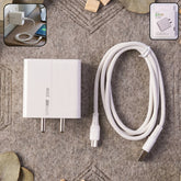25W Fast Charger with Micro USB cable for fast mobile device charging.