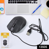 Computer Laptop Wired Optical Mouse M-022 (1 Pc)