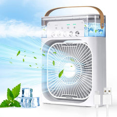 Portable Air Conditioner Fan 7 Color Changing Light (Big 1 Pc)