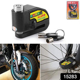 Alarm Disc Lock Motorbike Anti-theft Disc Brake Lock (1 Pc With 2 Key)