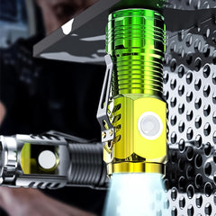 Usb Chargeable Mini 3 Led Flashlight Torch Light (1 Pc)