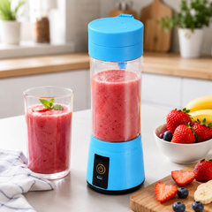 Portable USB Rechargeable 6-Blade Juicer Blender for Fresh Drinks