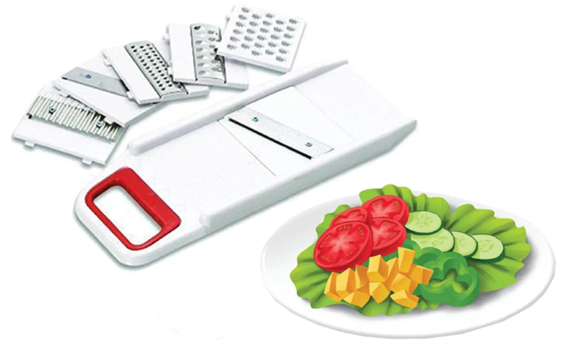 Multipurpose Slicer – 6-in-1 Vegetable Grater | Quickslice