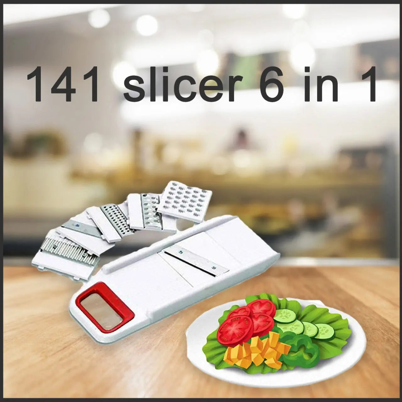 Multipurpose Slicer – 6-in-1 Vegetable Grater | Quickslice