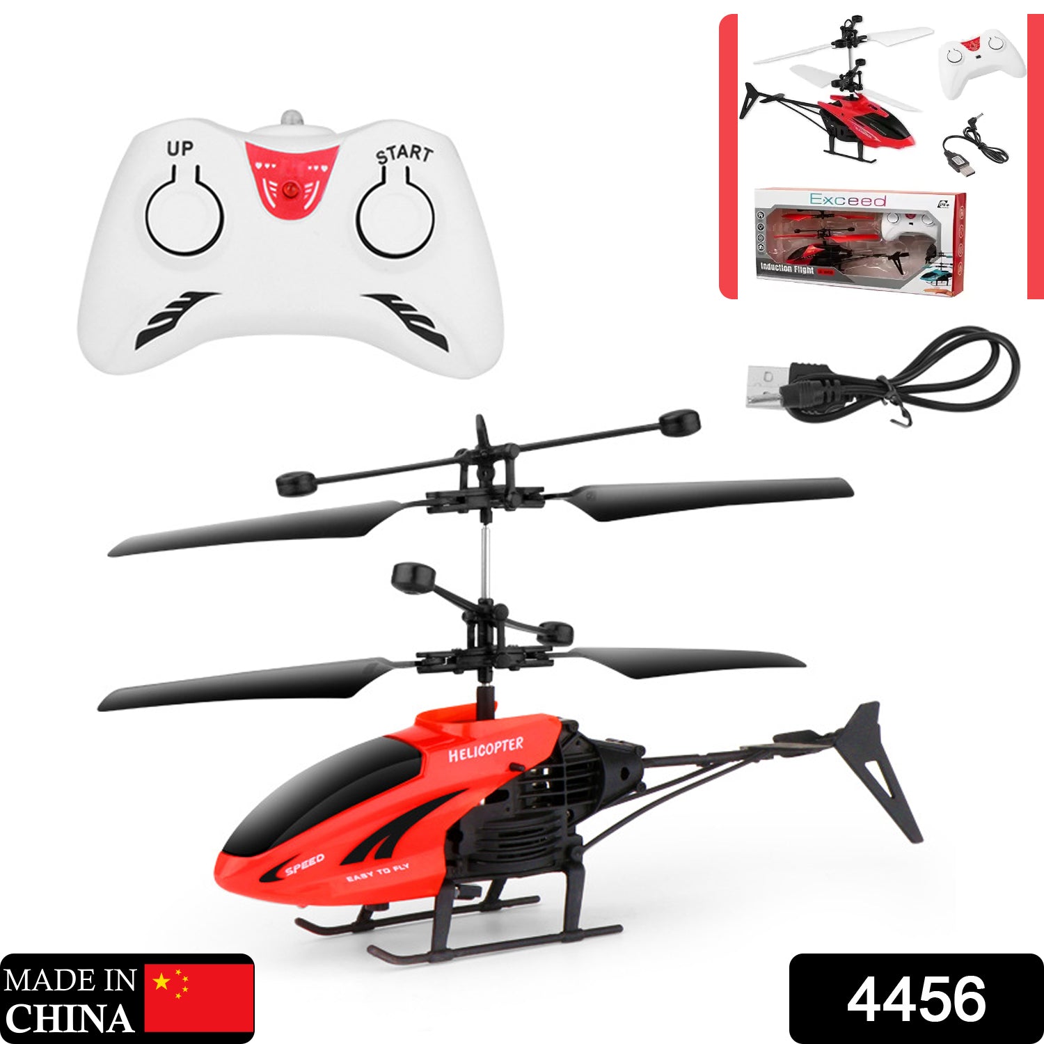 Remote Control Helicopter for Kids – USB Chargeable Toy | Spark Tots