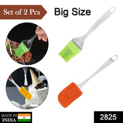 Silicone Spatula & Brush Set – 2 Pcs Non-Stick Bakeware | Bake & Dwell
