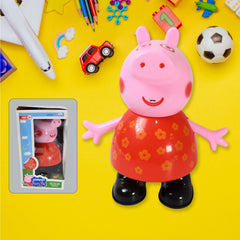 Pig Pretend Play Toy – Movable Soft Rubber Figure | Play & Move