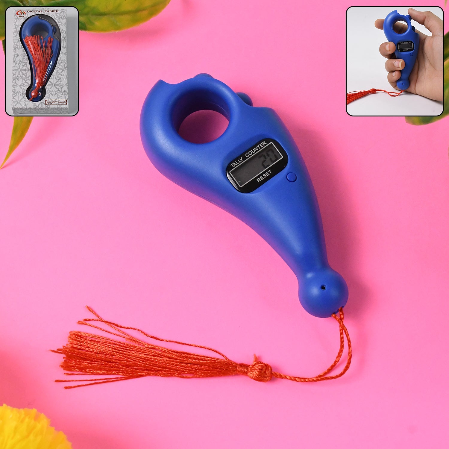 DeoDap Digital Tasbih Counter with adjustable finger ring on a clean white background.