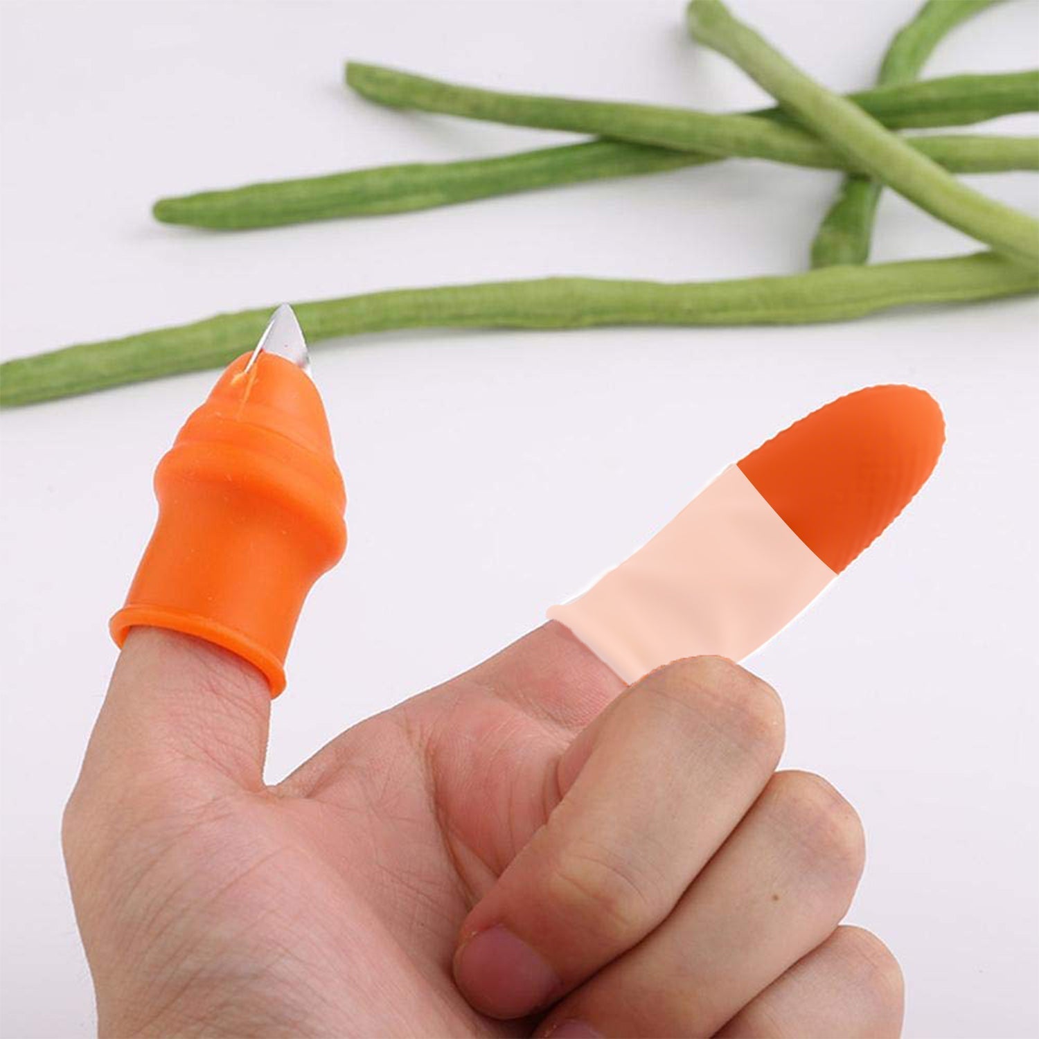 V Thumb Cutter for Vegetables & Fruits – Safe & Handy | Quickslice