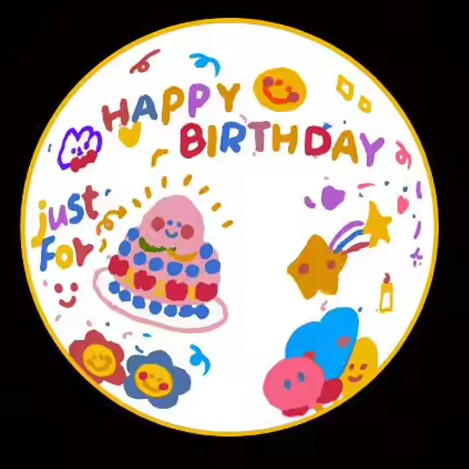 Birthday Projector – 8 Slide Patterns & Night Light | GiftingGrace
