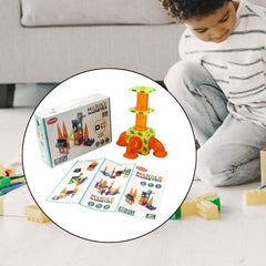Magnetic Marble Run – 48-Piece STEM Building Set for Kids