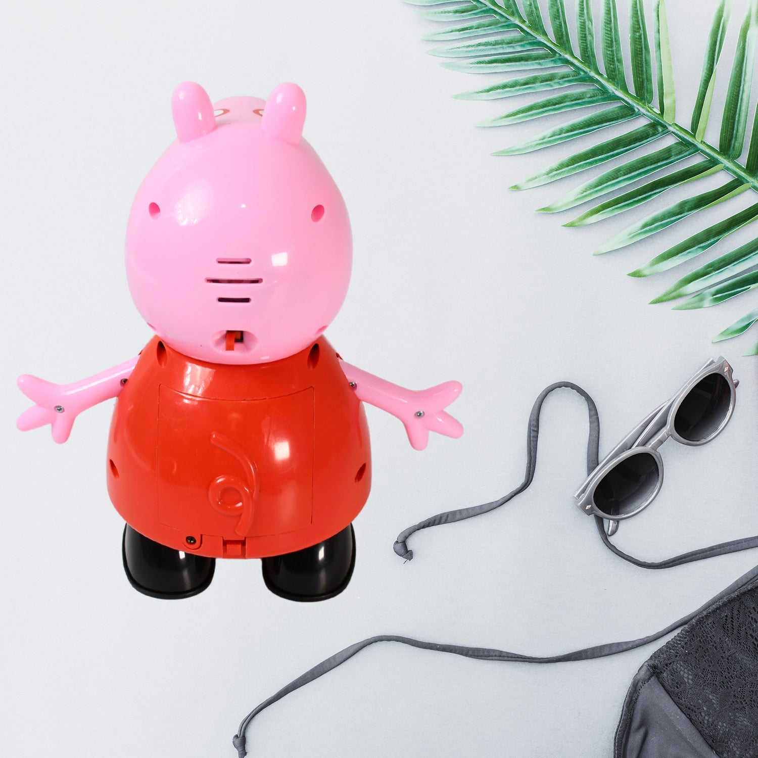 Pig Pretend Play Toy – Movable Soft Rubber Figure | Play & Move