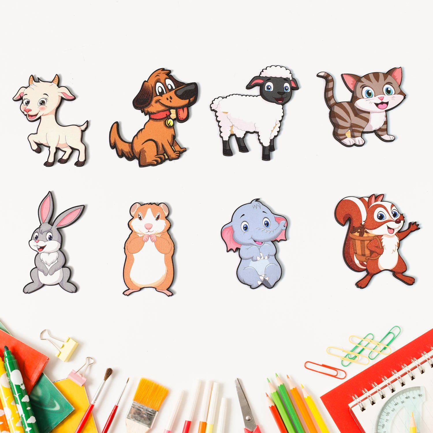 Wooden Animal Puzzle – Educational Learning Board | Inventive Play