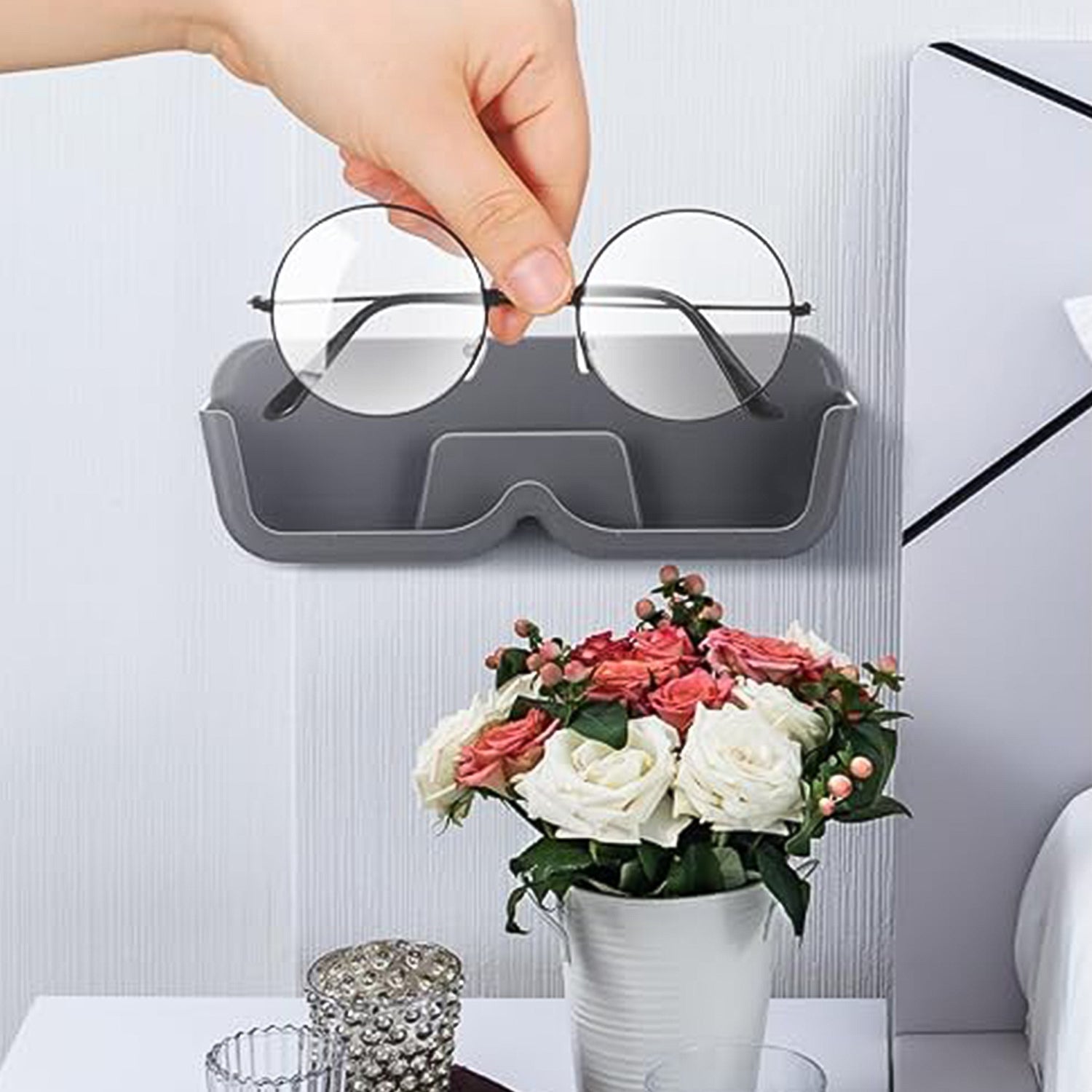 Wall Mounted Sunglasses Holder – Durable ABS & Easy Install