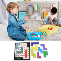 Wooden Daily Calendar Puzzle – Mind Challenge Game | Inventive Play