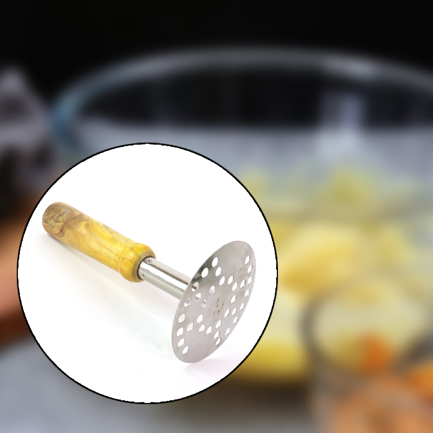 Paubhaji Masher – Ergonomic Stainless Steel | GripChef