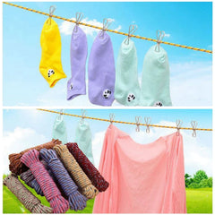 Heavy Duty Nylon Clothesline - Sturdy 10 Meter Drying Rope