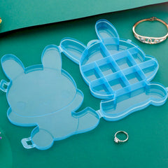 Bear Jewelry Organizer – Clear ABS Plastic Storage Box | Organivo