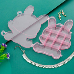 Bear Jewelry Organizer – Clear ABS Plastic Storage Box | Organivo