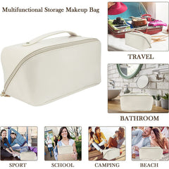 Travel Makeup Organizer – Waterproof Compact Cosmetic Pouch