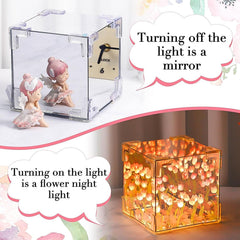 Tulip LED Night Lamp – Decorative Mirror & Light | Styleva