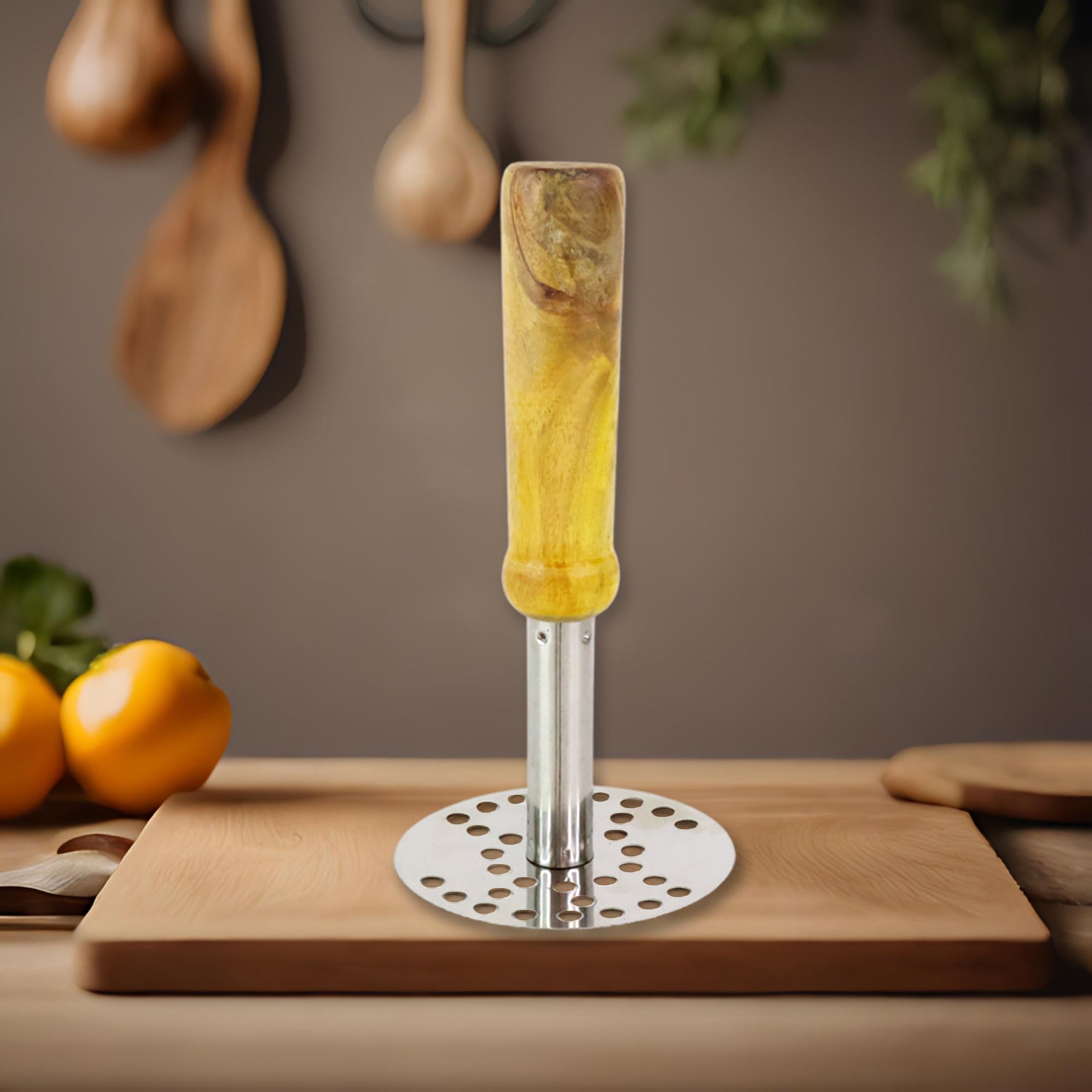 Paubhaji Masher – Ergonomic Stainless Steel | GripChef