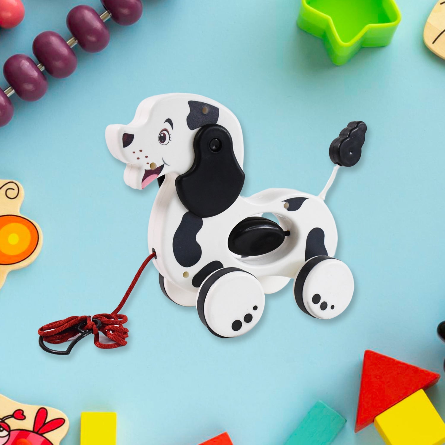 Pull Along Toddler Toy – Developmental Dog Design for Walking