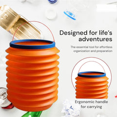 Foldable Storage Bucket for Home, Kitchen, Car, and Outdoor Use | Compact & Durable Multiuse Water Container 4L Capacity