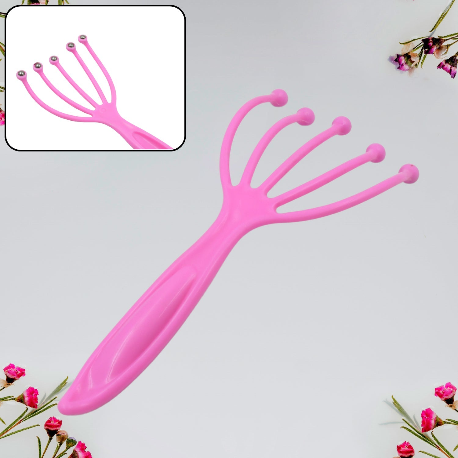 Handheld Scalp Massager – Relaxing Metal Balls | AuriGlam