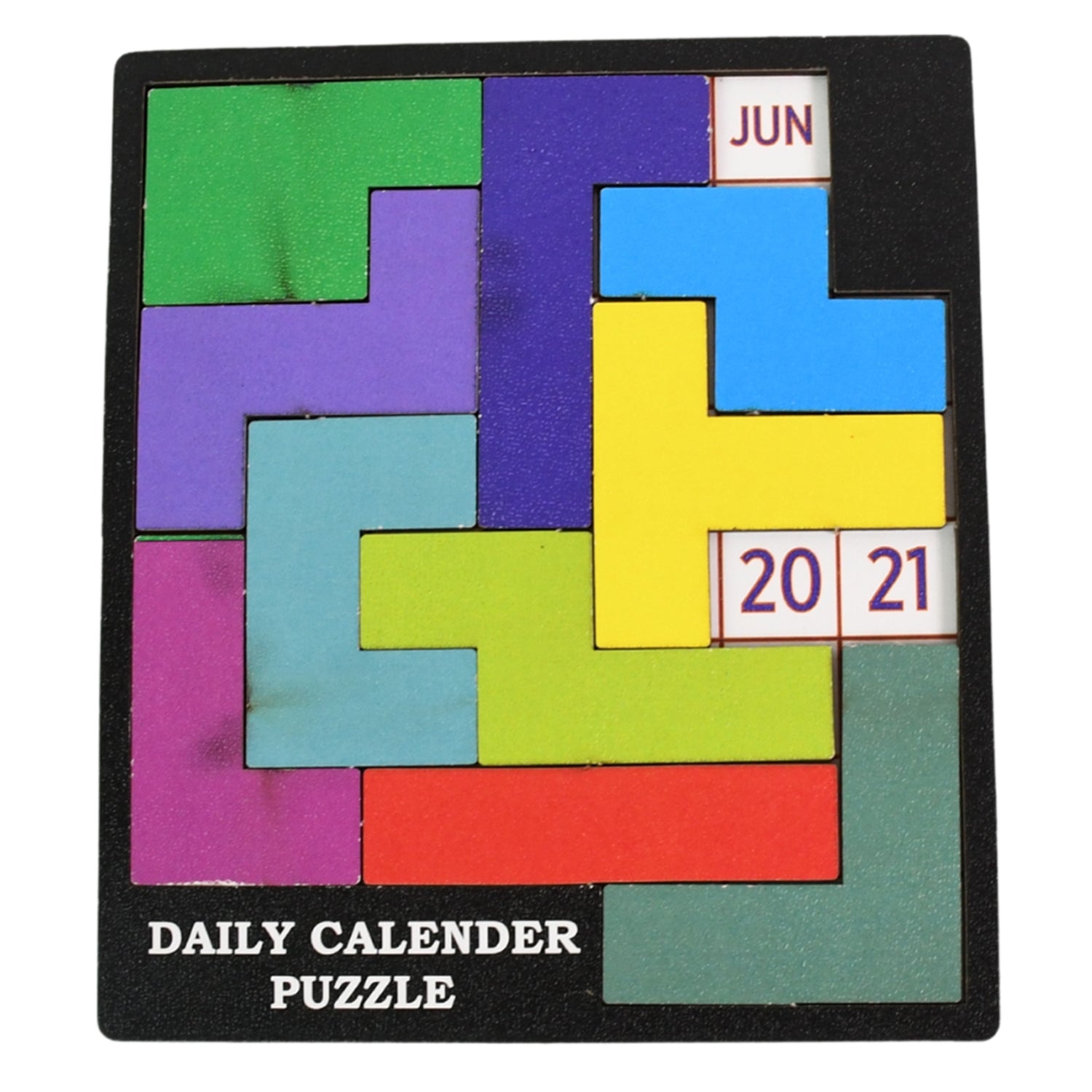 Wooden Daily Calendar Puzzle – Mind Challenge Game | Inventive Play