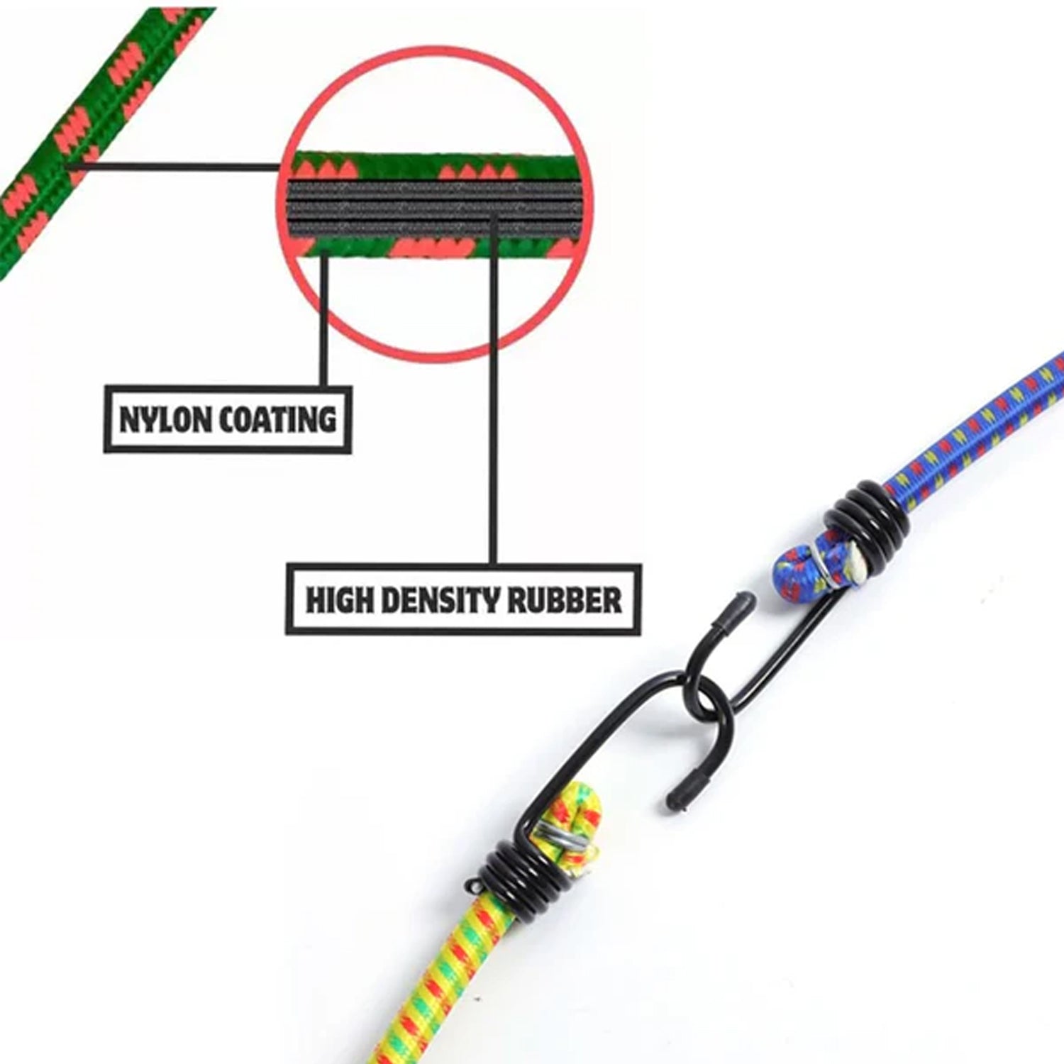 Elastic Luggage Strap – High Strength Multicolor | LuggageFort