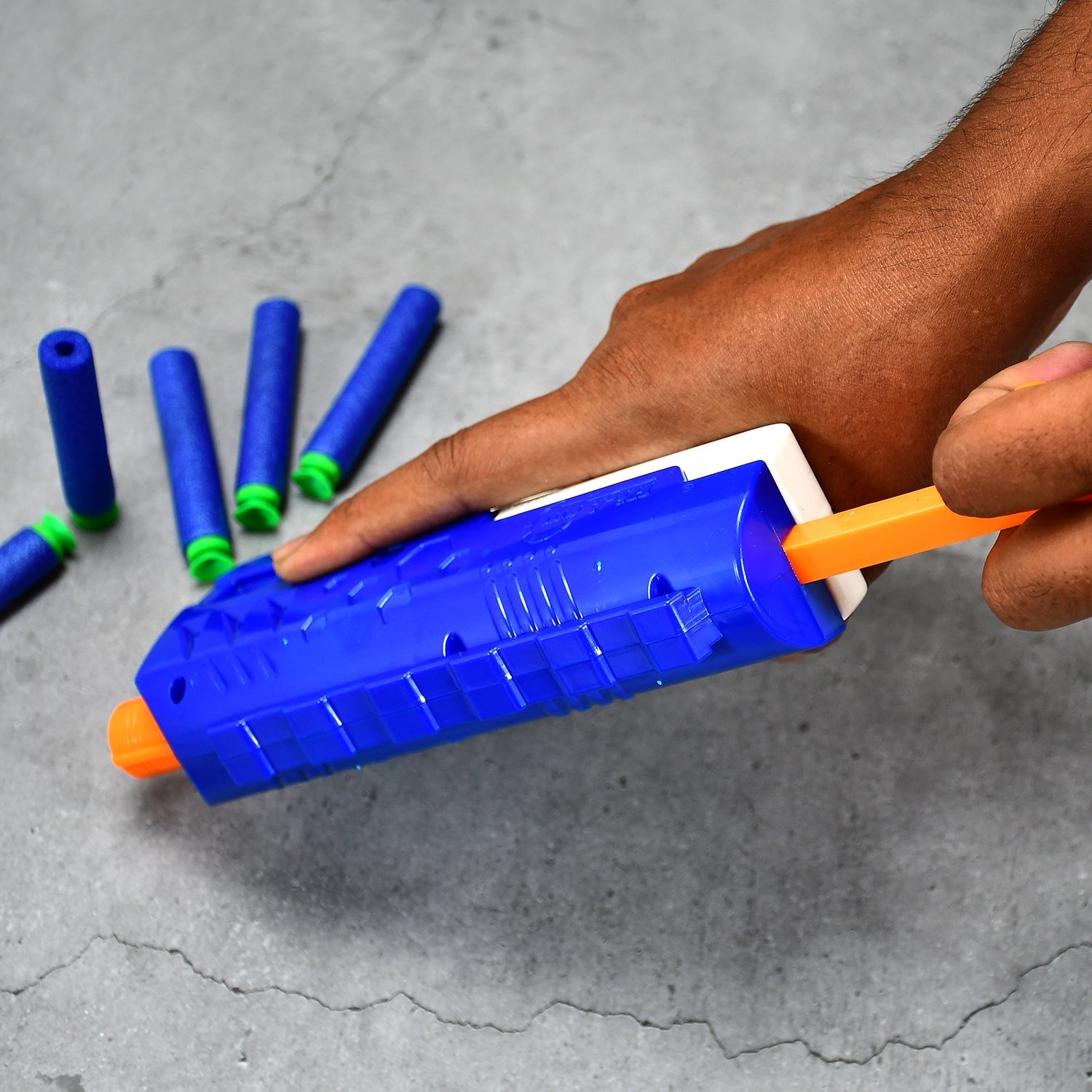 Foam Bullet Gun – ABS Plastic, 10 Suction Darts for Kids | Aditi