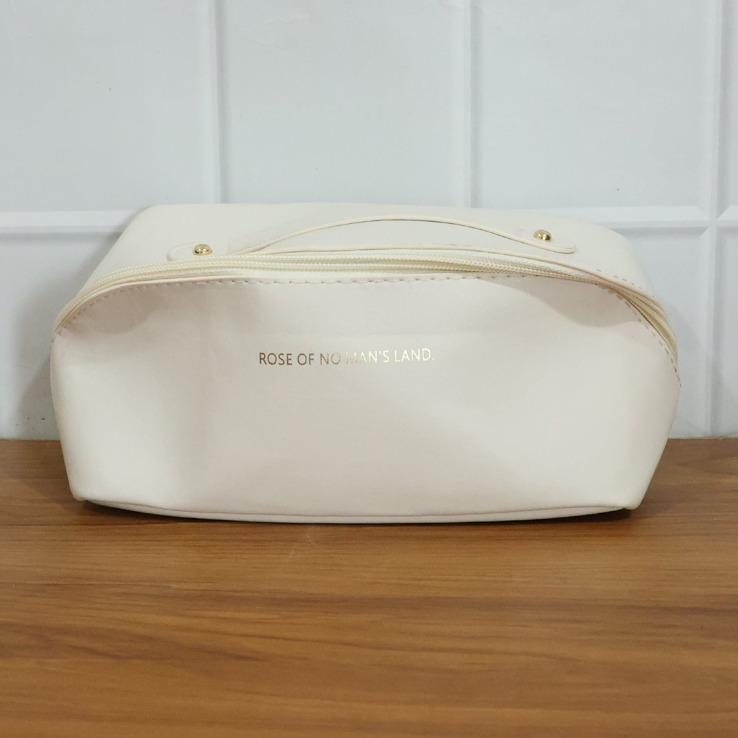 Travel Makeup Organizer – Waterproof Compact Pouch with Handle