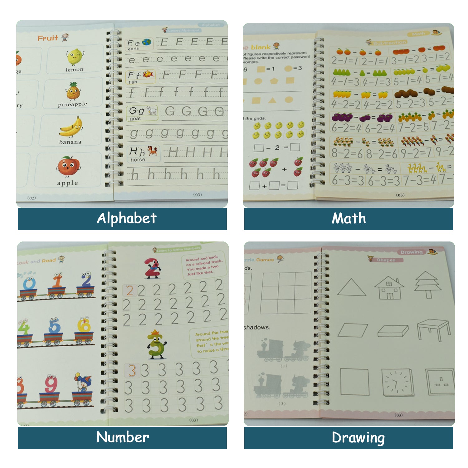 Magic Copybook for Kids – Reusable Handwriting Practice | Papezo