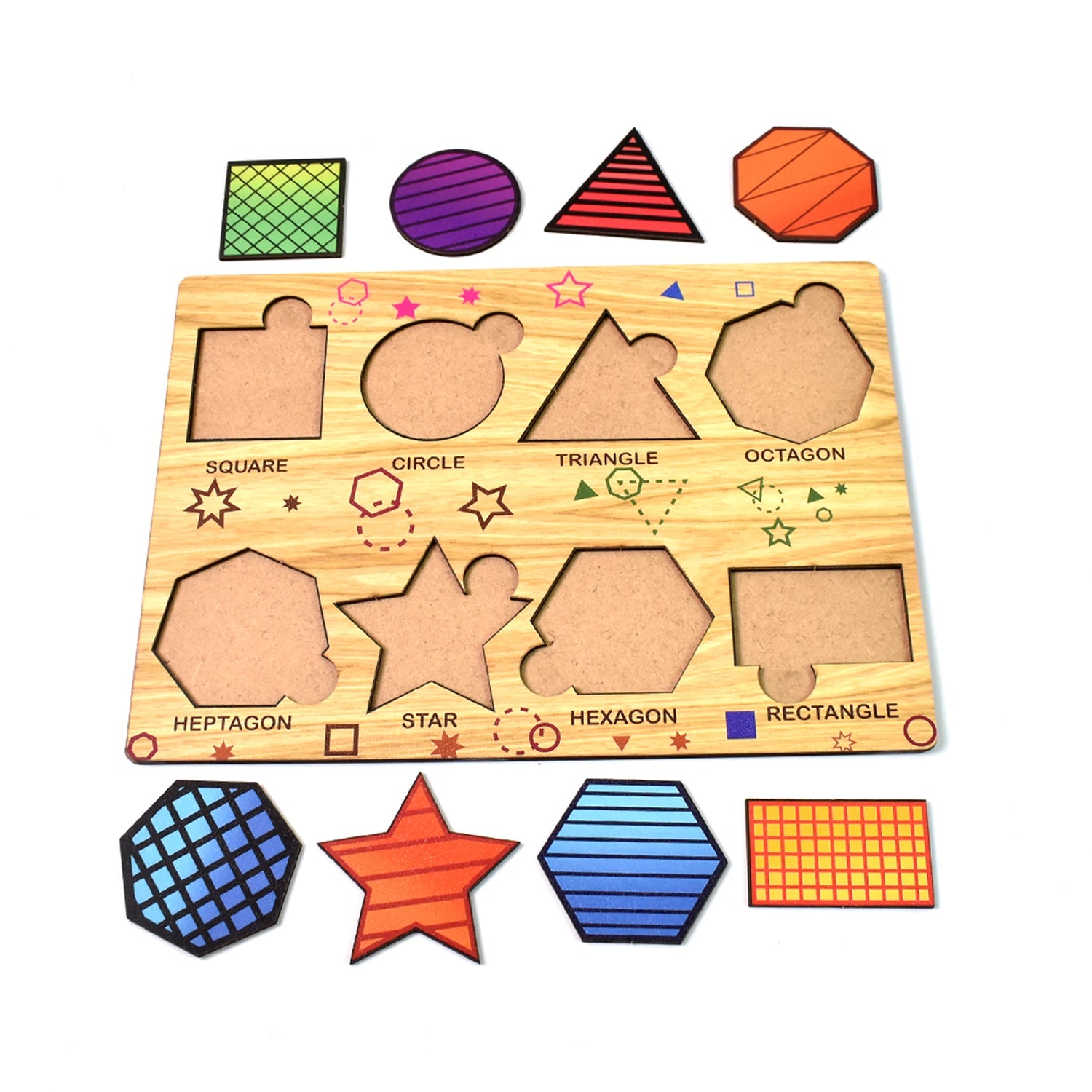 Wooden Triangle Puzzle – Educational Toy for Kids | Inventive Play