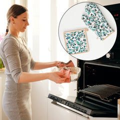 Cotton Oven Mitt – Heat Resistant & Stylish | Bake & Dwell