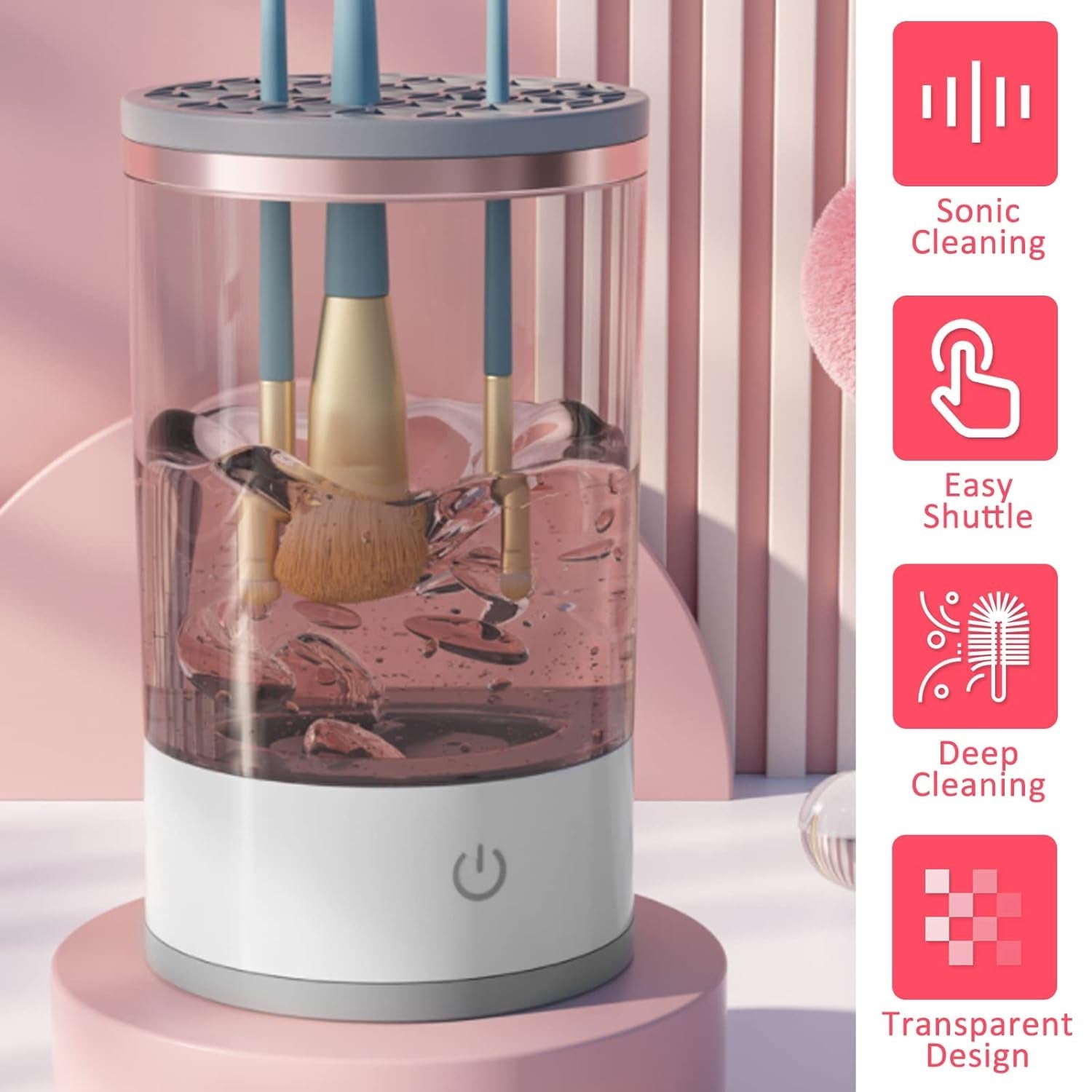 Automatic Makeup Brush Cleaner – Fast & Hygienic | BeautyBare