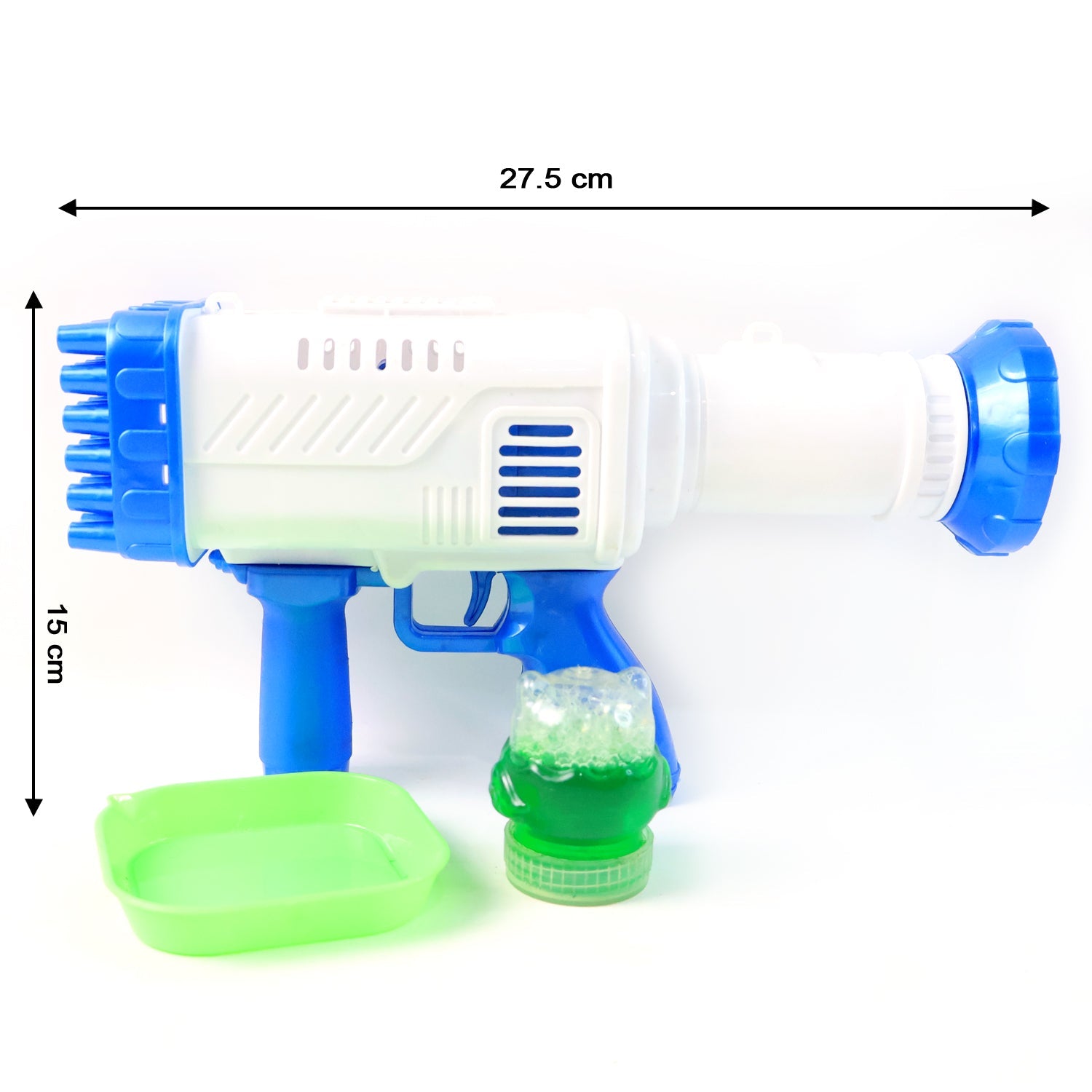 Bubble Gun for Kids – 32 Holes, Powerful Blaster | Play & Move