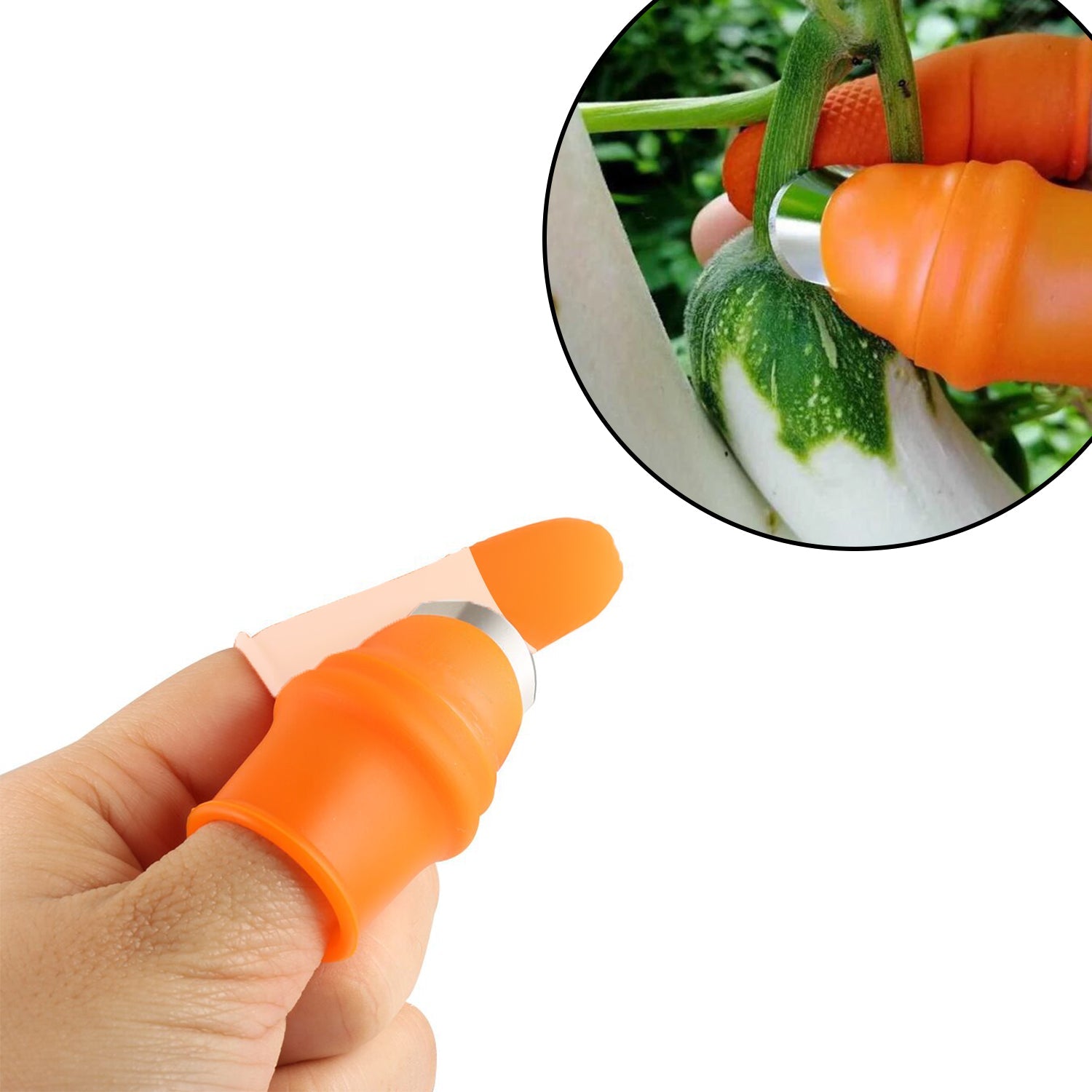 Vegetable Thumb Cutter Set – 5-Piece Sharp Blades | Quickslice