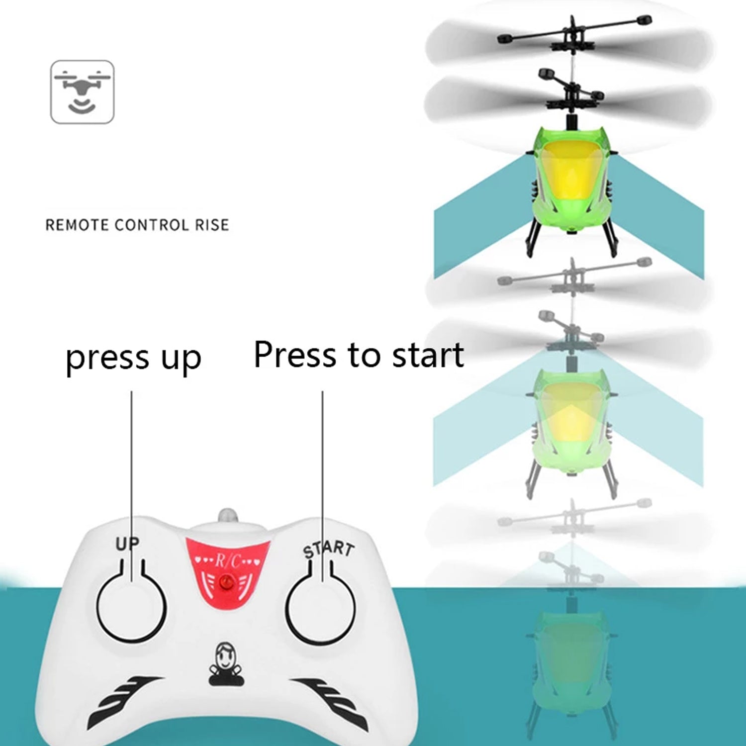 Remote Control Helicopter for Kids – USB Chargeable Toy | Spark Tots